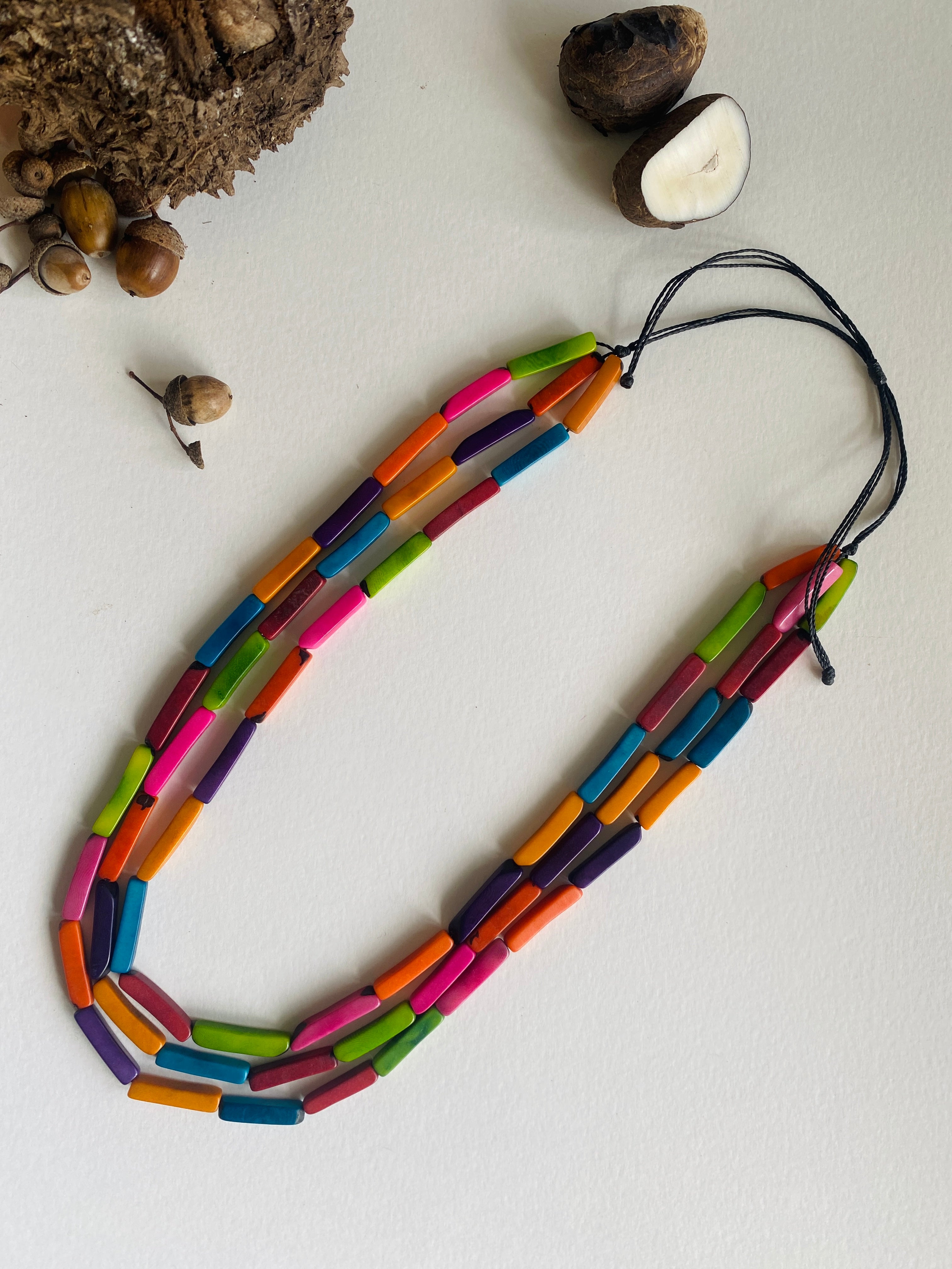 Multicolour Tagua Necklace